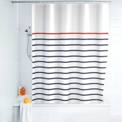 Duschvorhang Textil Marine