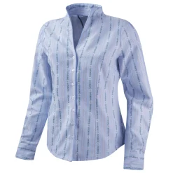 Edelweiss Bluse mit Kelch Kragen
