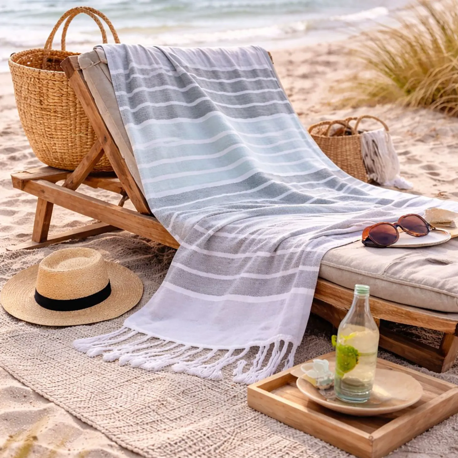 Egeria Mai Strand- und Hamamtuch