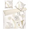 Elegante Bettwäsche mit floralen Mustern
