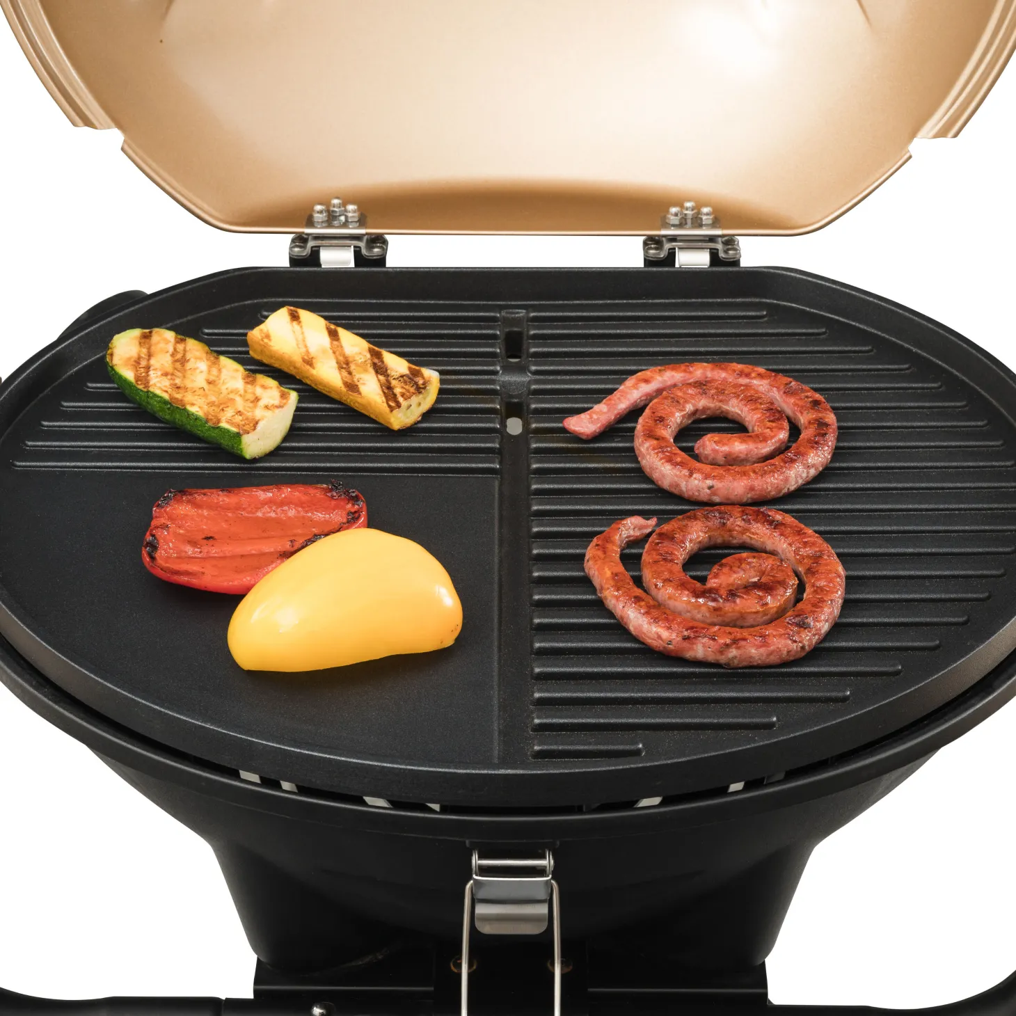 Elektro-Grill mit antihaftbeschichteter Grillplatte