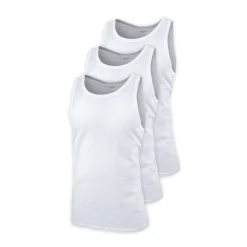 3er Pack Herren Unterhemden Baumwolle