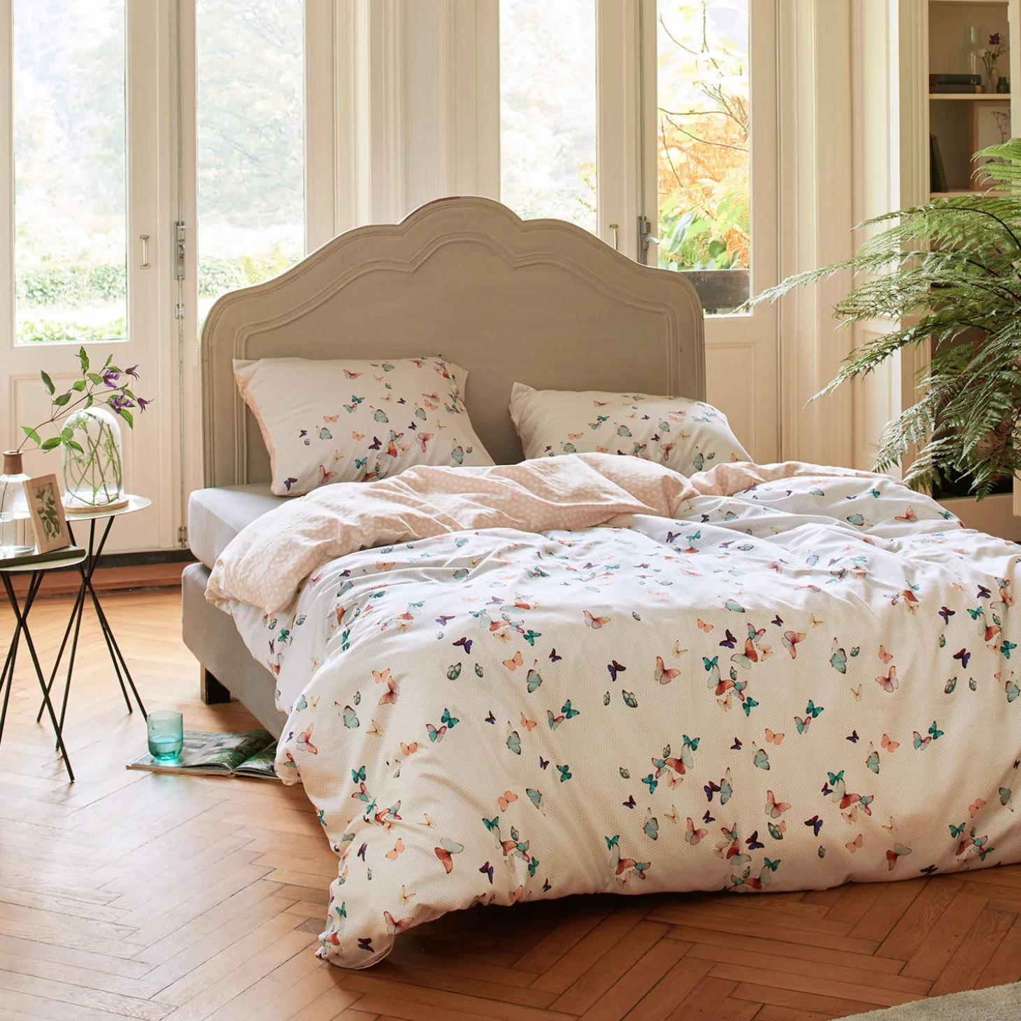 ESPRIT Bettwäsche Spring Butterflies mit bunten Schmetterlingen