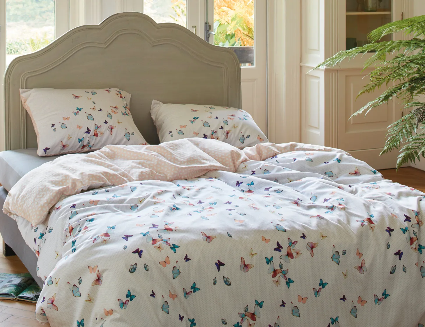 ESPRIT Bettwäsche Spring Butterflies mit bunten Schmetterlingen