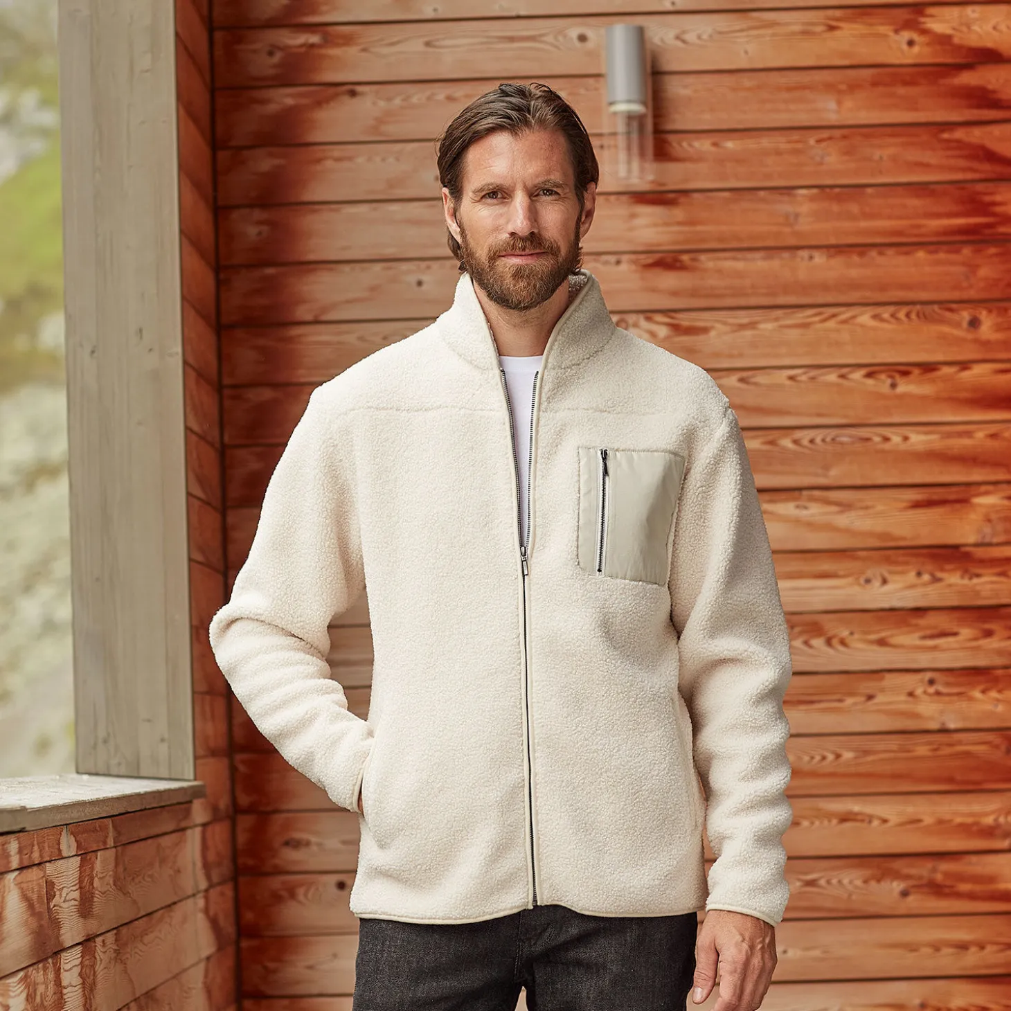 Explorer Herren Curly Fleece Jacke