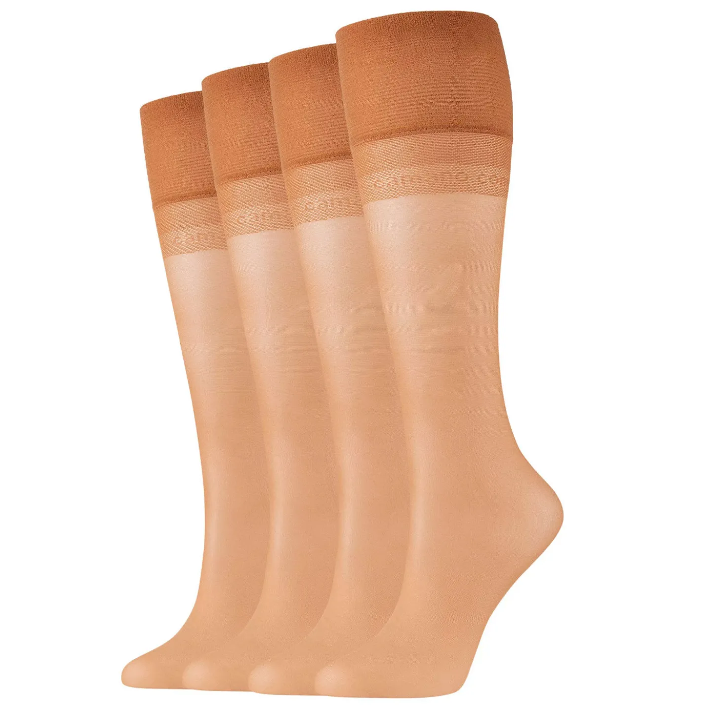 Feine Kniestrümpfe 20DEN 4er Pack