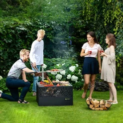 Feu du Jardin Gartenfeuer Carre