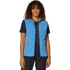 Fleece-Gilet Damen mit Stehkragen