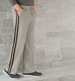 Freizeithose mit seitlichem Streifen