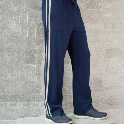 Freizeithose mit seitlichem Streifen