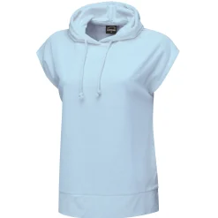 Frottee Oberteil Damen mit Kapuze