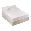 Frottee-Fixmolton für Boxspringmatratzen mit Einschnitt am Kopfteil