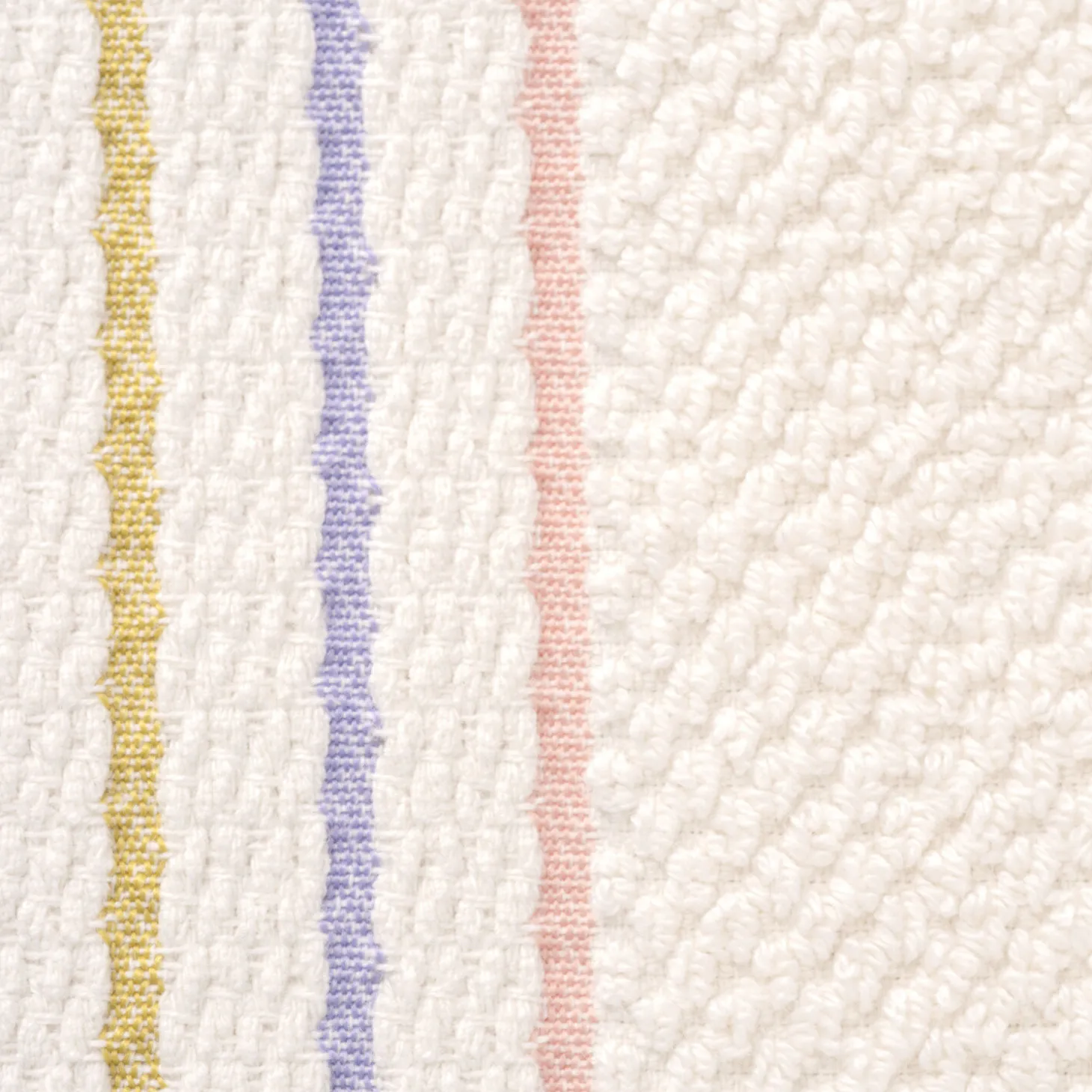 Frottierwäsche Alessa mit Multicolor-Streifenbordüre