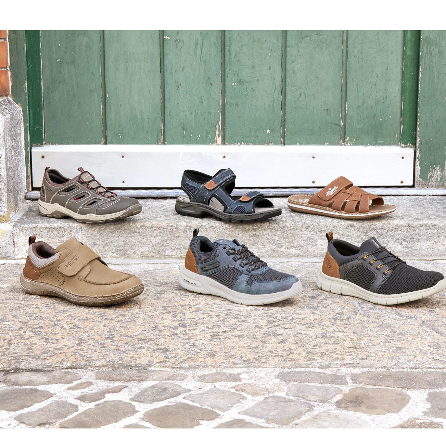 Funktioneller Rieker Outdoor-Schlupfschuh
