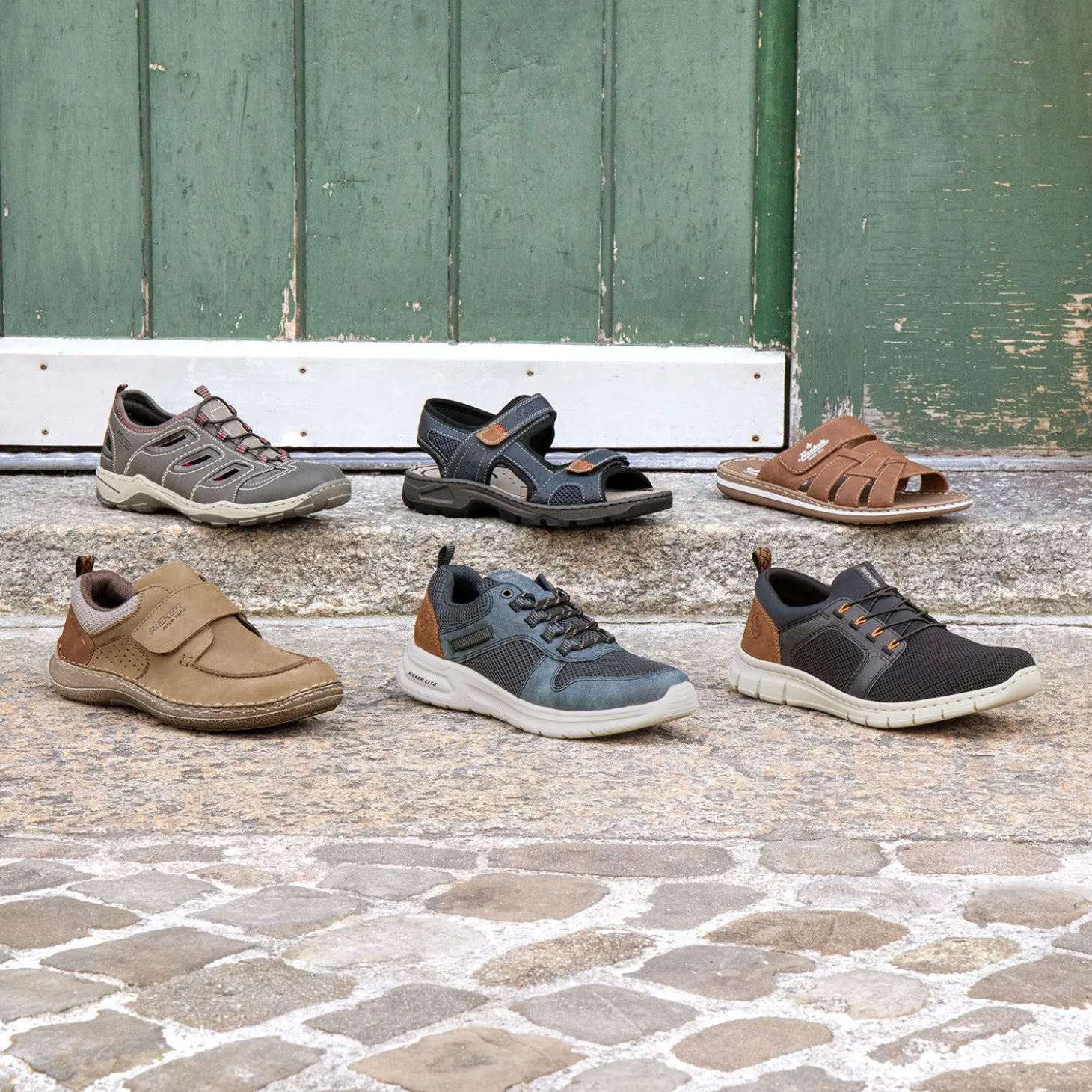 Funktioneller Rieker Outdoor-Schlupfschuh