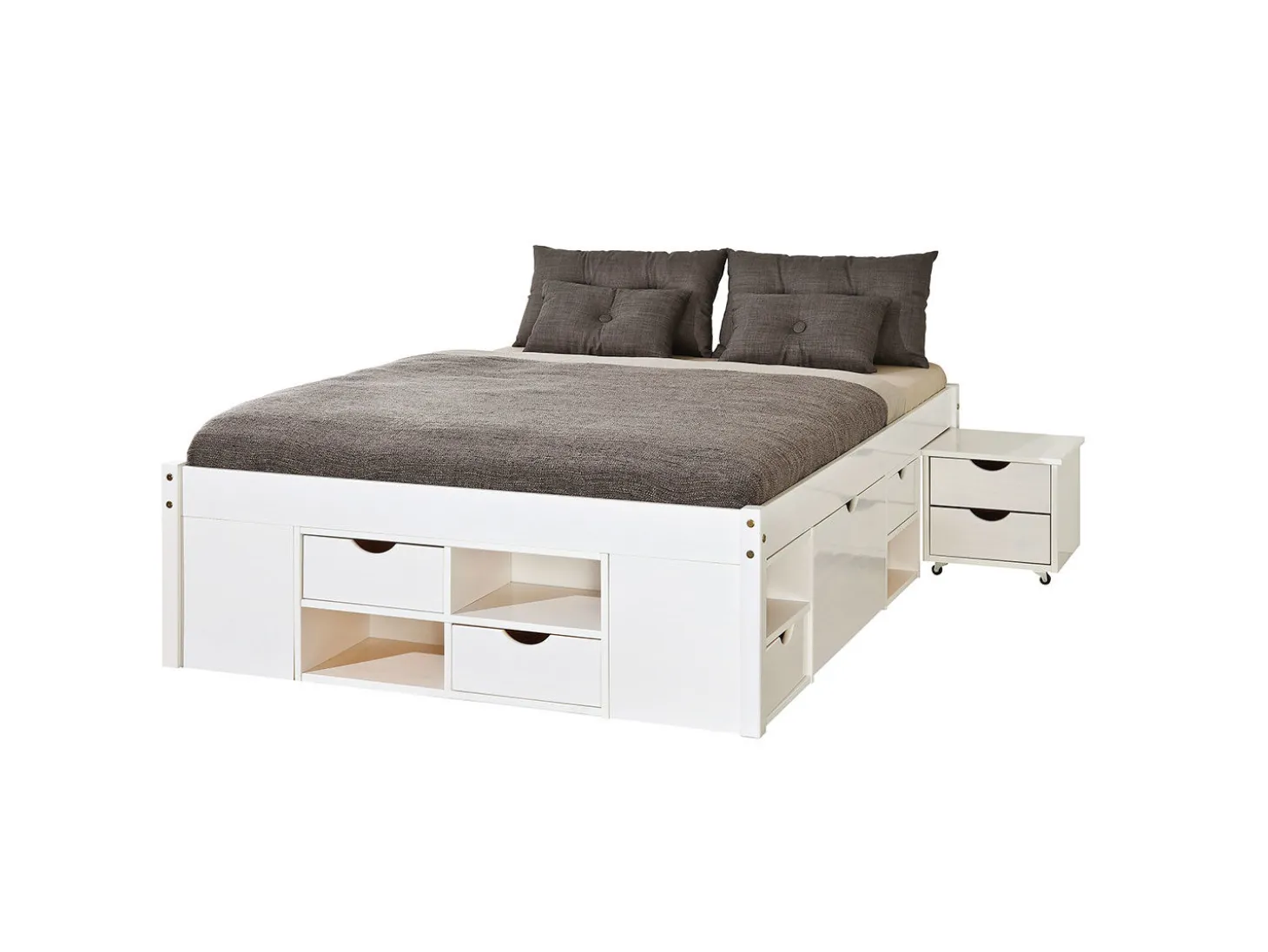 Funktionsbett TOM mit viel Stauraum