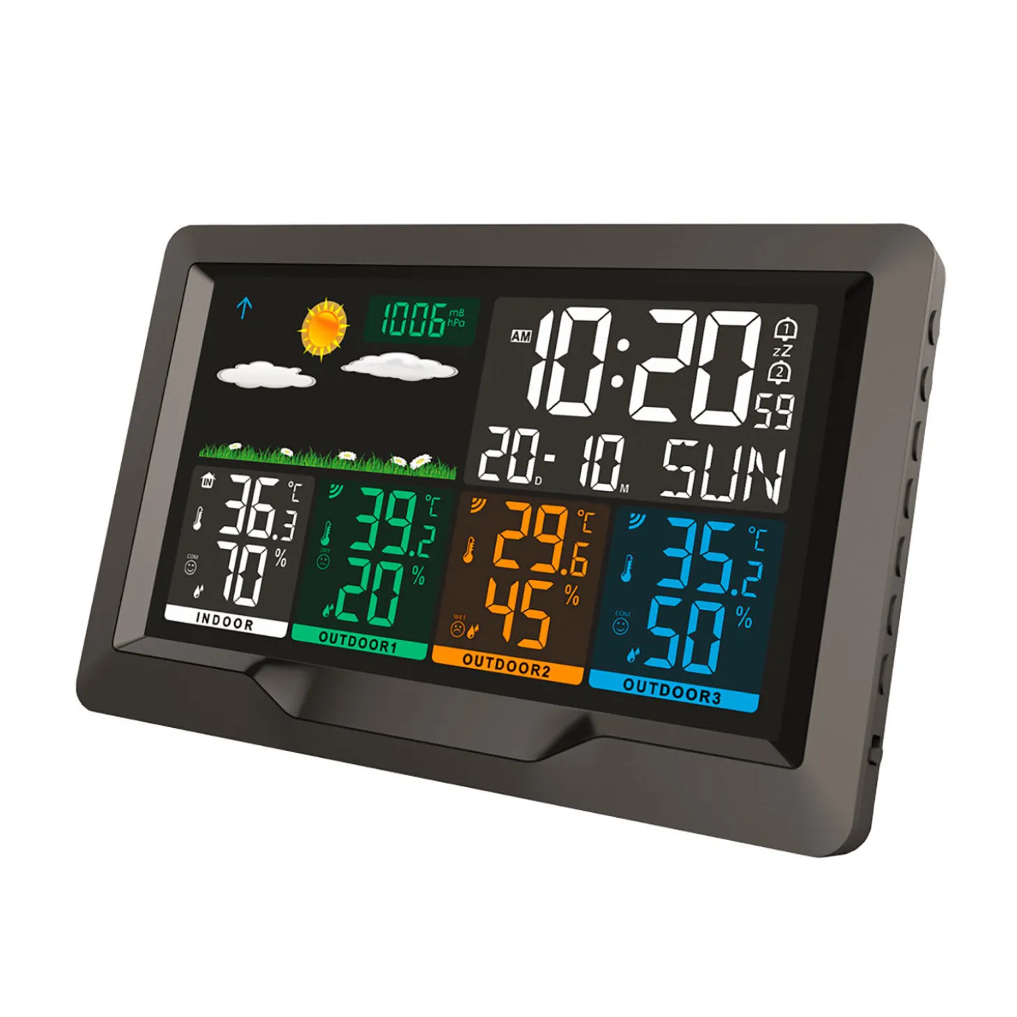 Funk-Wetterstation mit 3 Sensoren