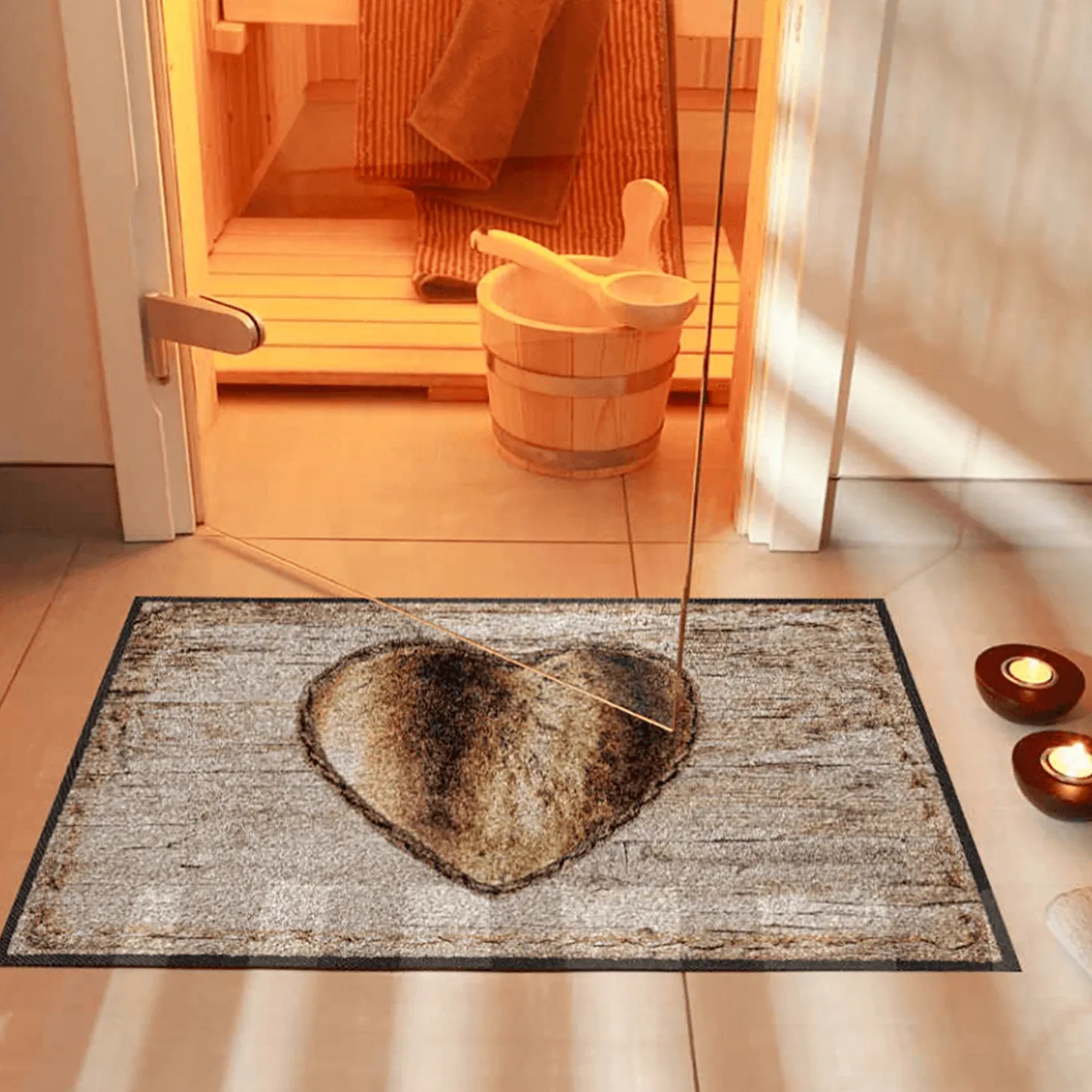 Fussmatte Chalet Heart