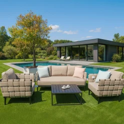 Gartenlounge Diamond, 3-teilig