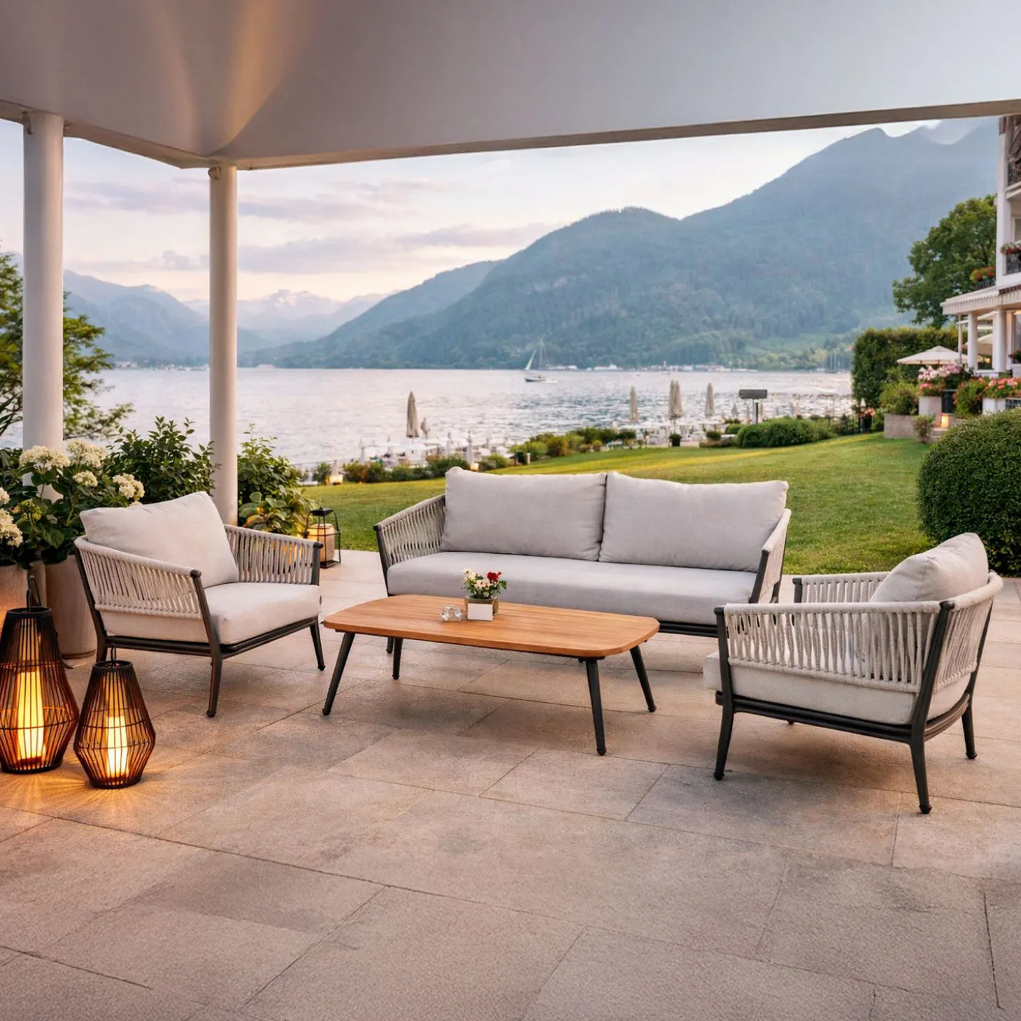 Gartenlounge Isabella 4-teilig