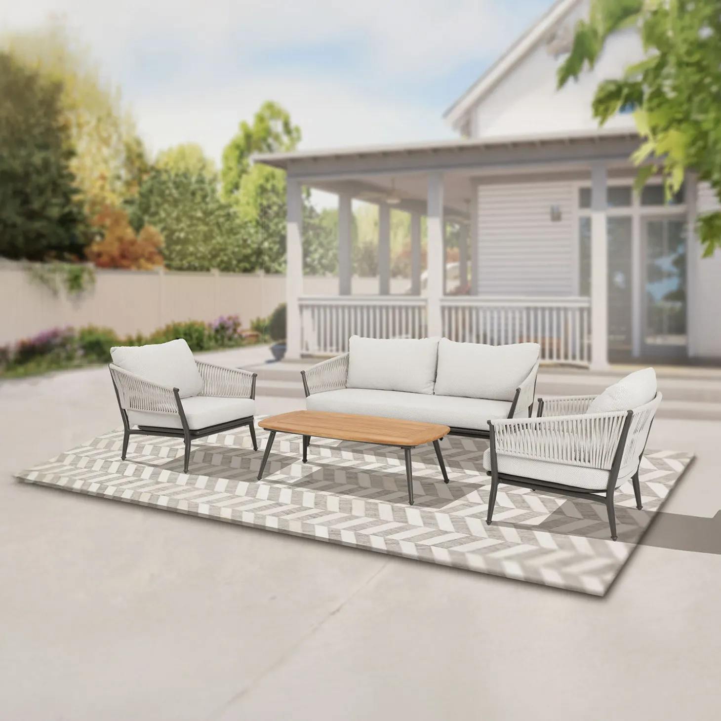 Gartenlounge Isabella 4-teilig