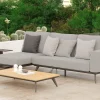Gartenlounge Jason, mit Teakholz, Armteil links