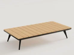 Gartenlounge Jason, mit Teakholz, Armteil rechts