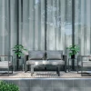 Gartenlounge Noa, 4-teilig, mit Aluminiumgestell