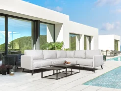 Gartenlounge Relax mit Aluminium-Gestell