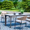 Gartentisch Alcora mit Platte aus gesintertem Stein