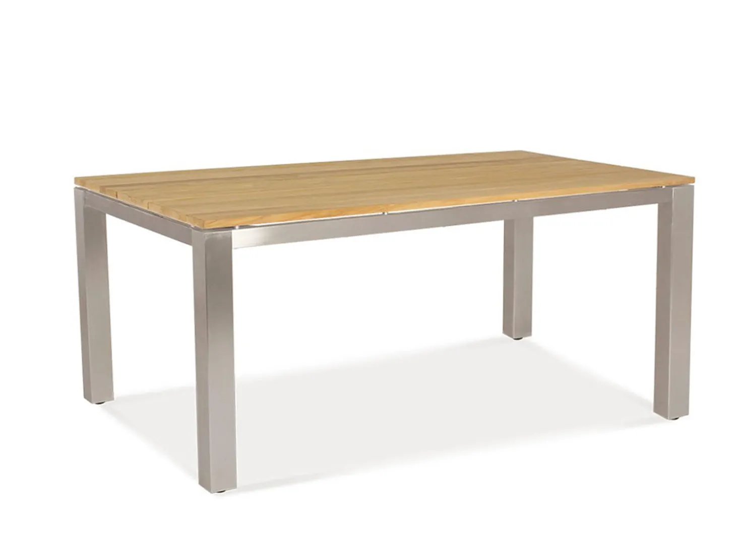Gartentisch Edelstahl Teak Premium