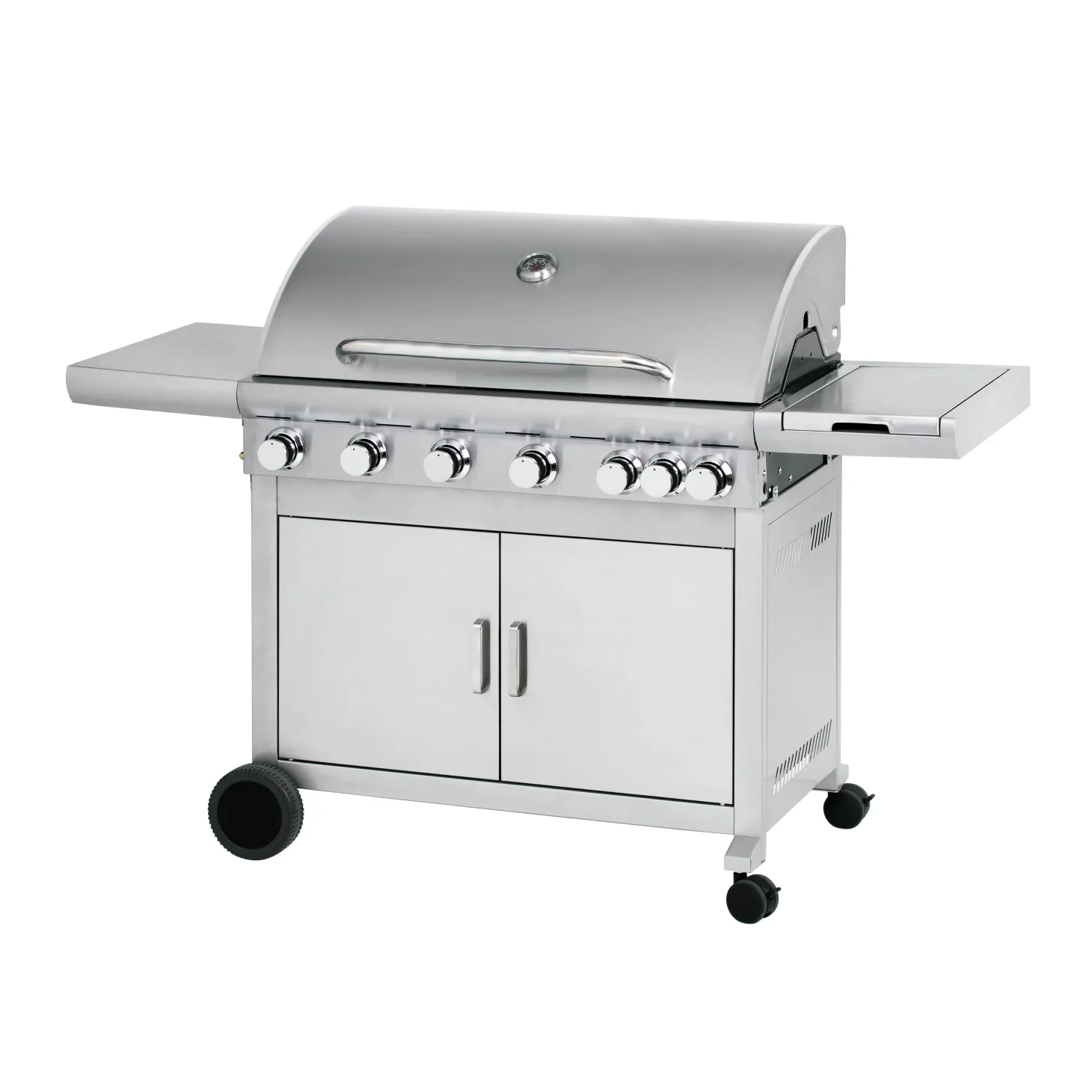 Gasgrill Edelstahl mit 6+1 Brenner