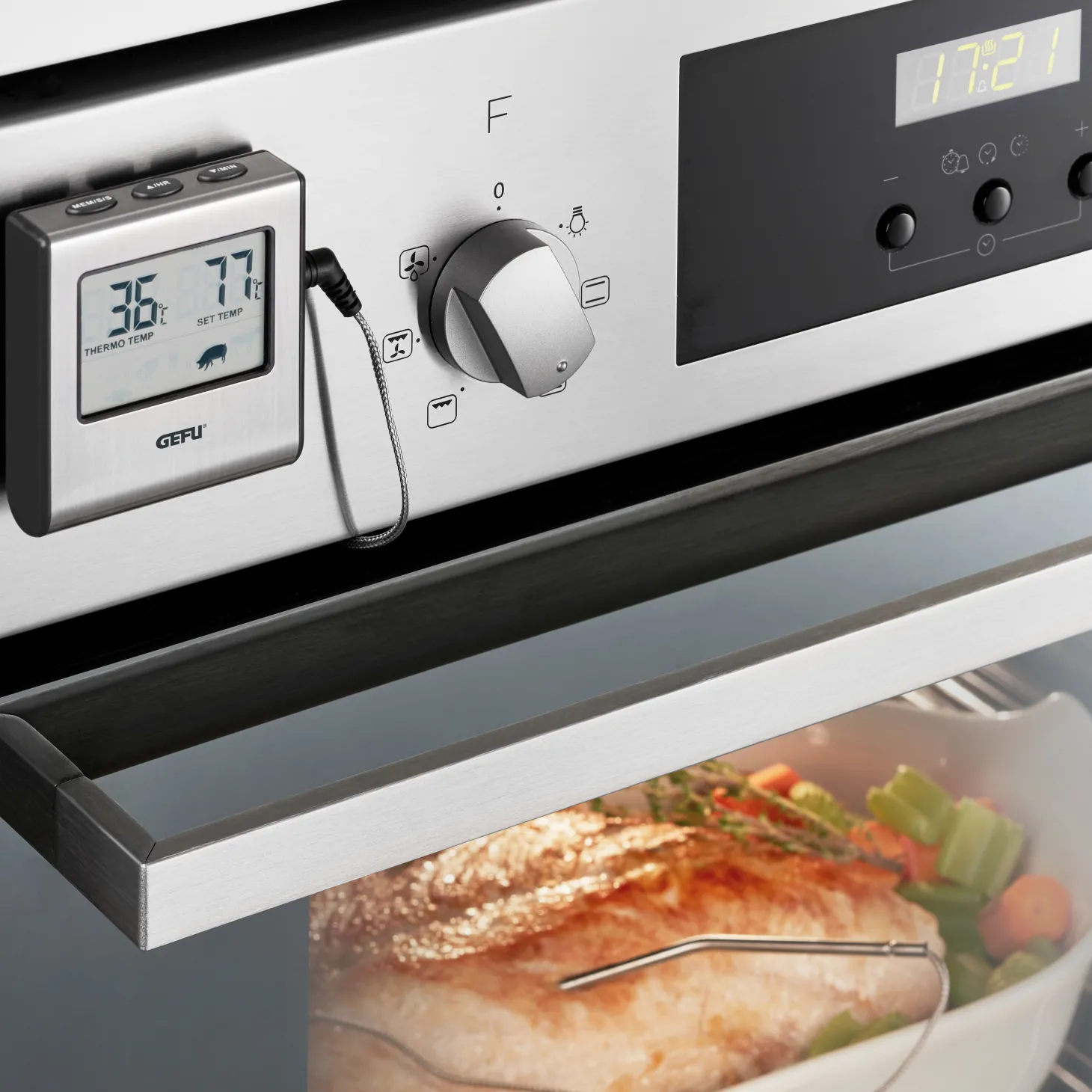 GEFU Digitales Grill-/Bratenthermometer Tempere