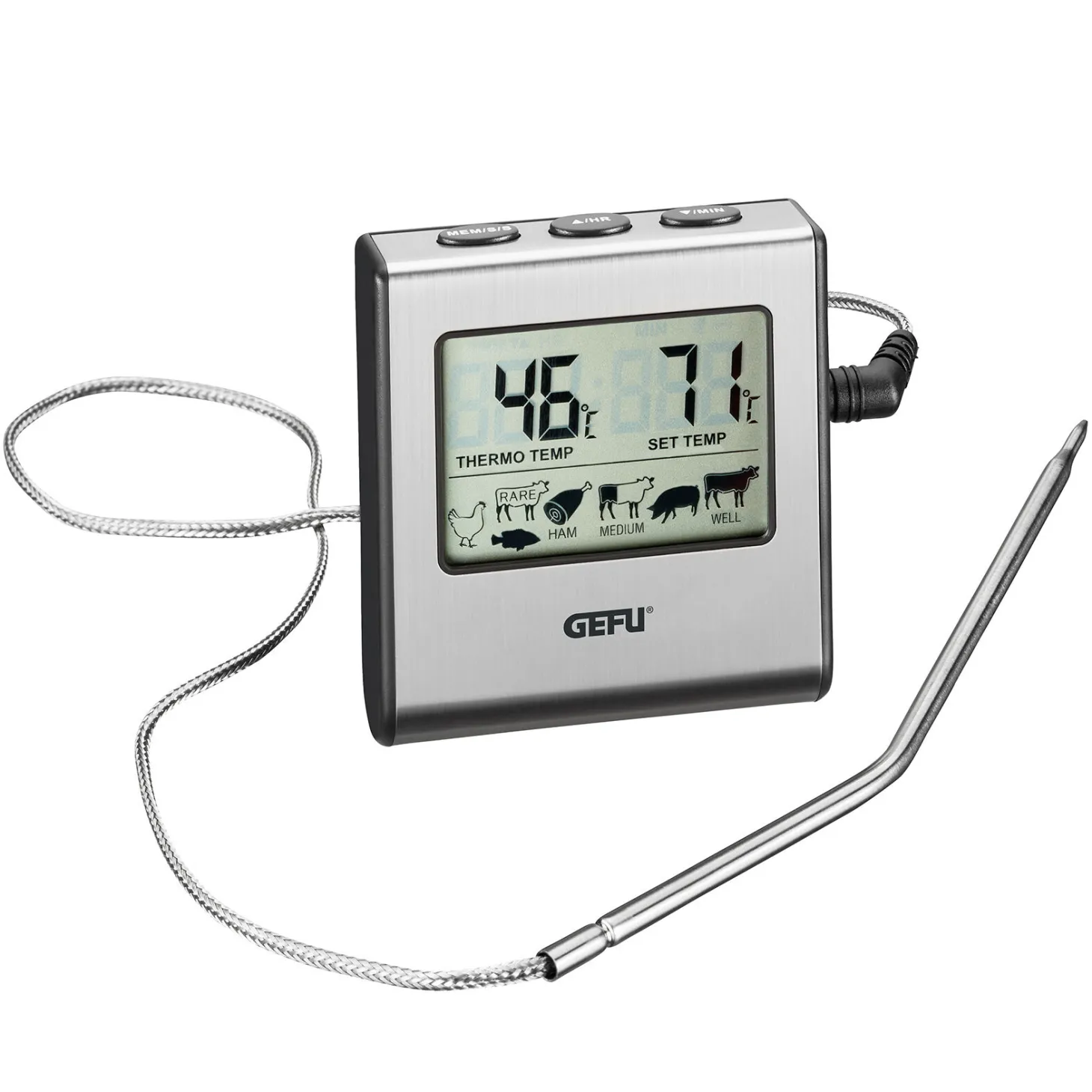 GEFU Digitales Grill-/Bratenthermometer Tempere