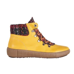 Gemini Schnürstiefelette aus weichem Anilinleder