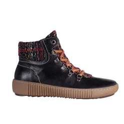 Gemini Schnürstiefelette aus weichem Anilinleder