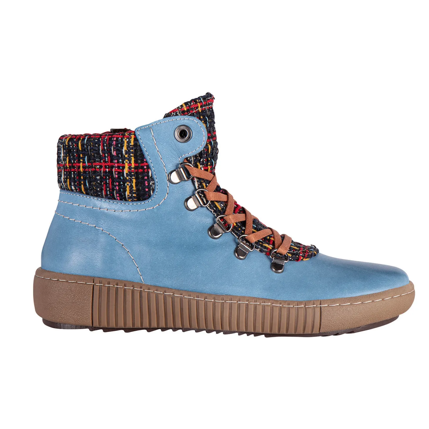 Gemini Schnürstiefelette aus weichem Anilinleder