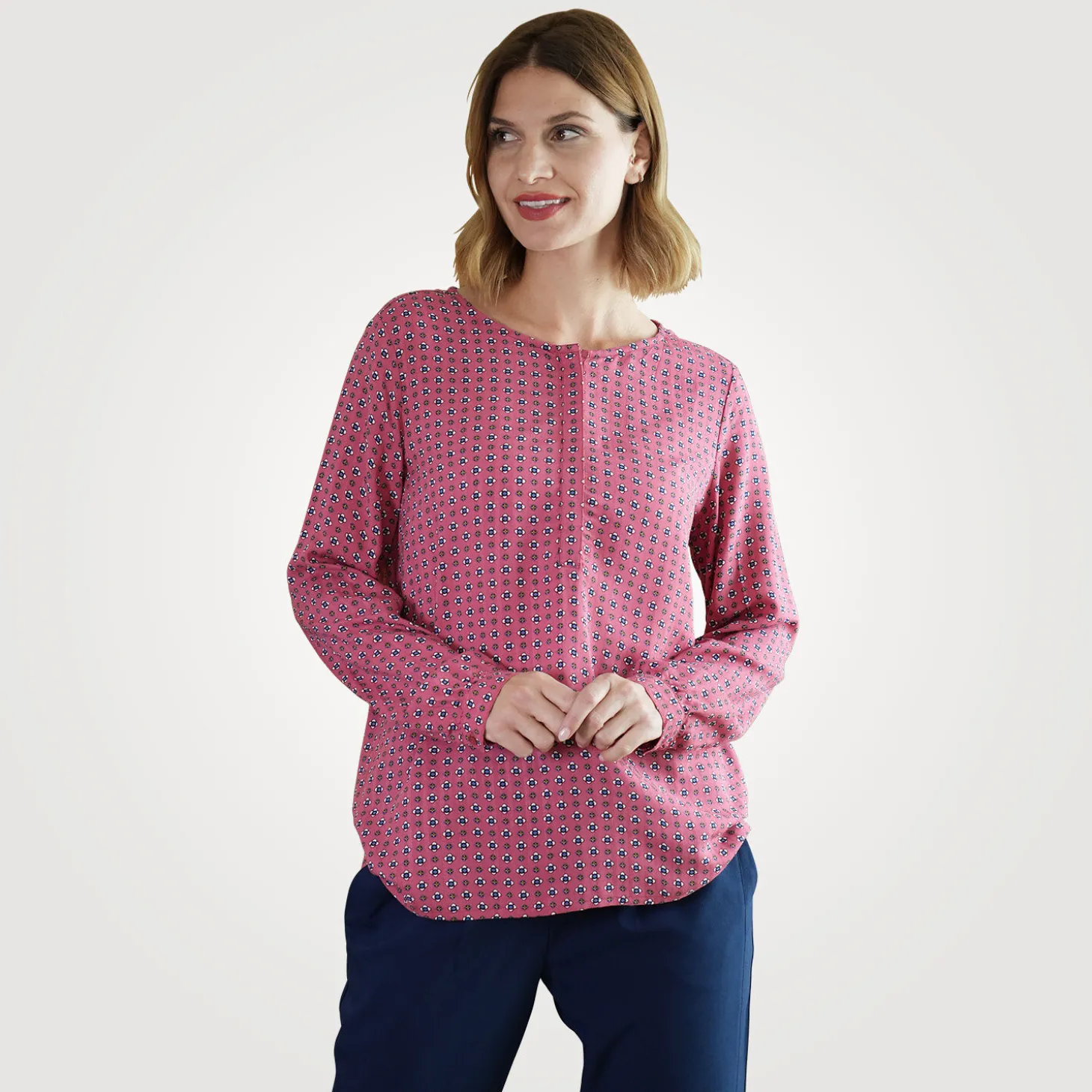 Gemusterte Artime Bluse