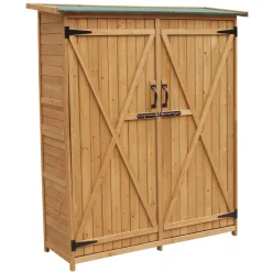 Geräteschrank aus Fichtenholz