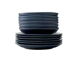 Geschirr-Set Blu 12-teilig, für 6 Personen
