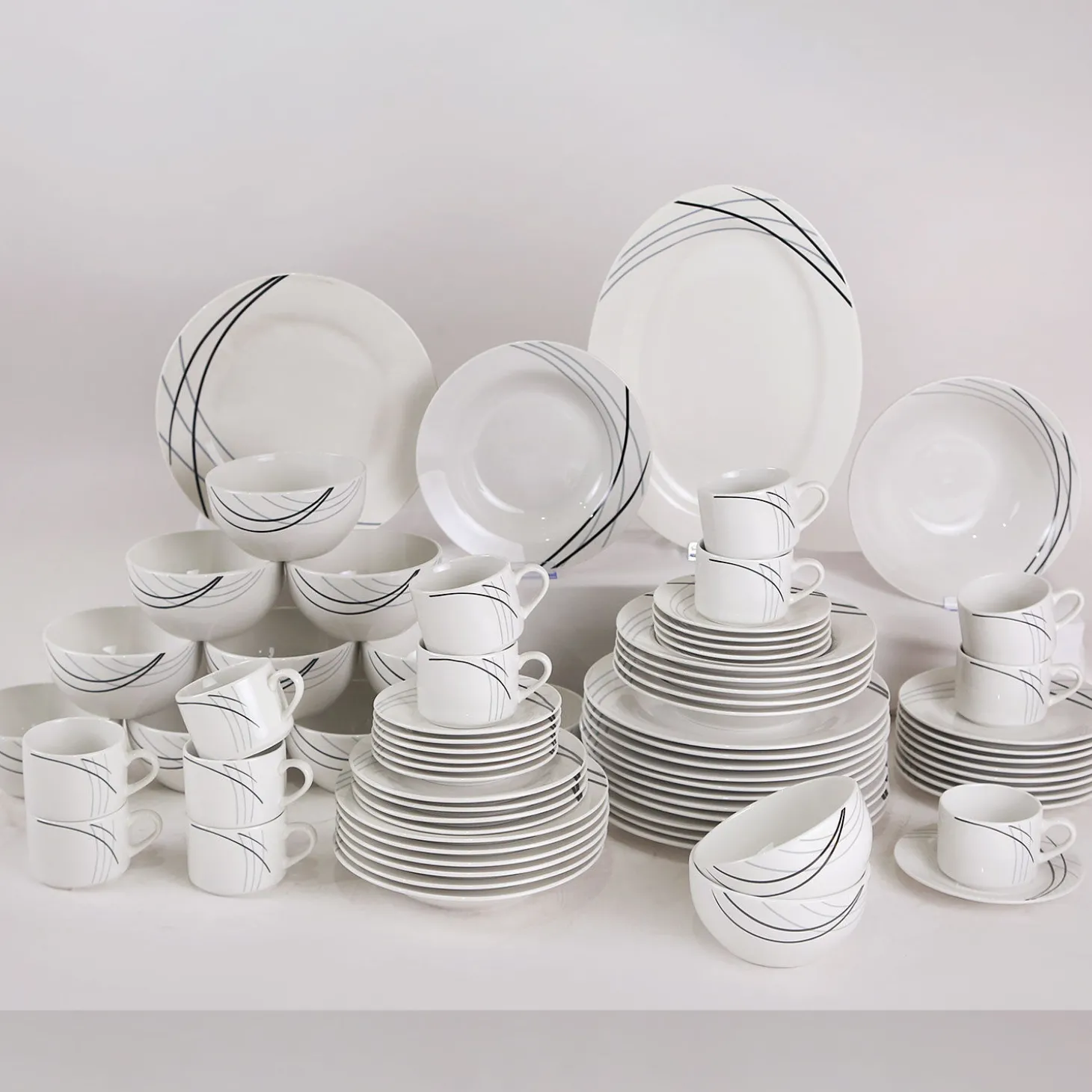 Geschirrset Kayla 74–teilig