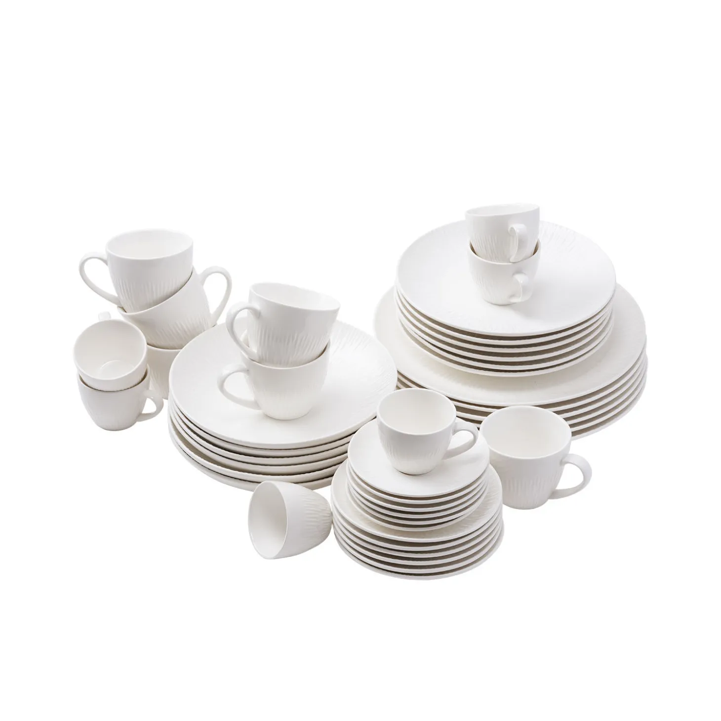 Geschirr-Set Opal, 42-teilig