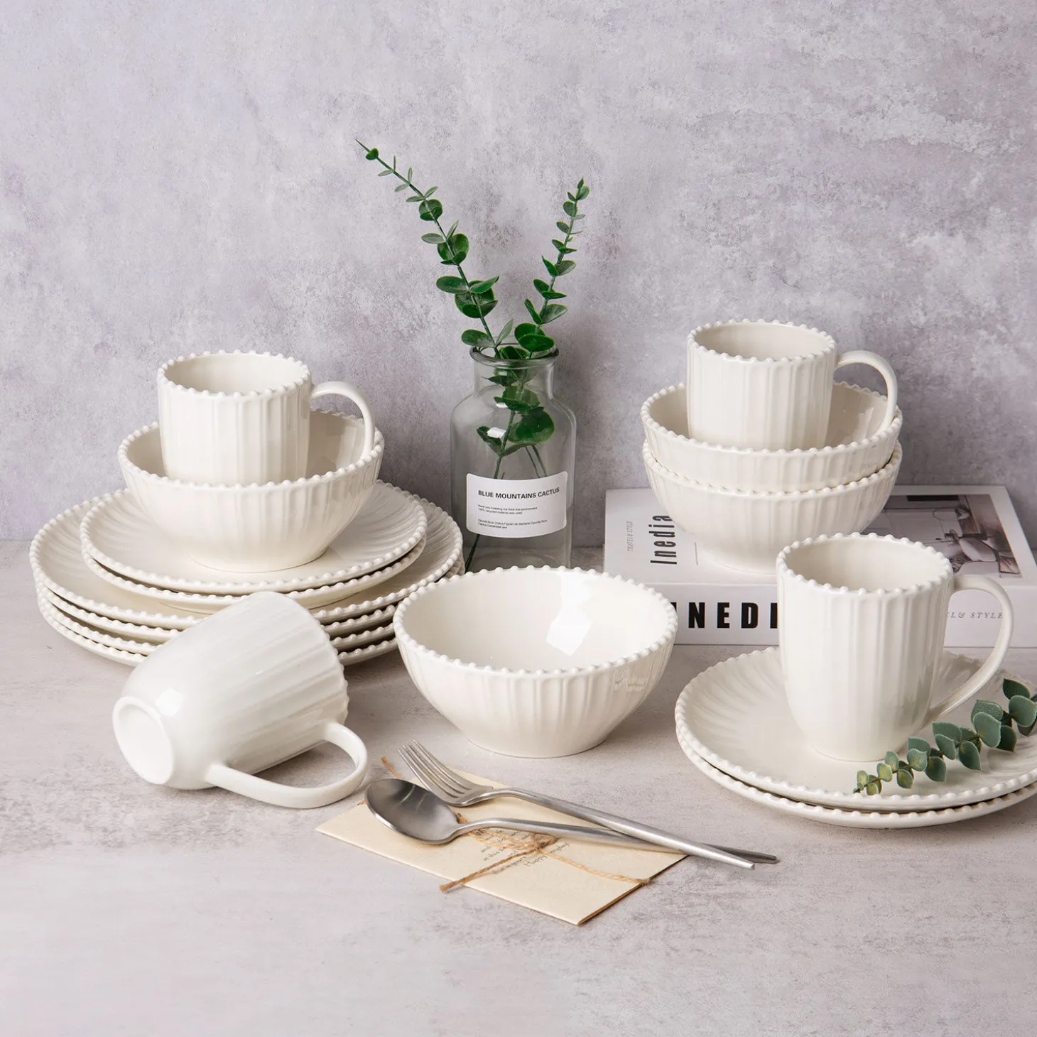 Geschirr-Set Pearl 16-teilig