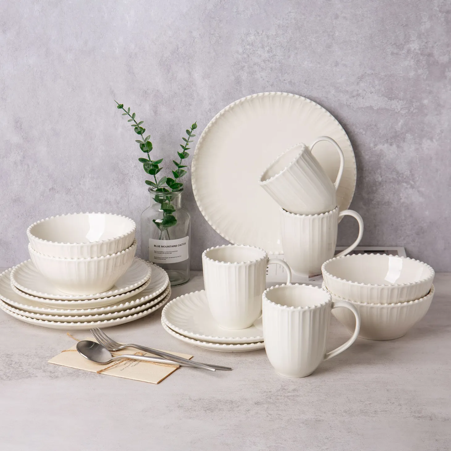 Geschirr-Set Pearl 16-teilig