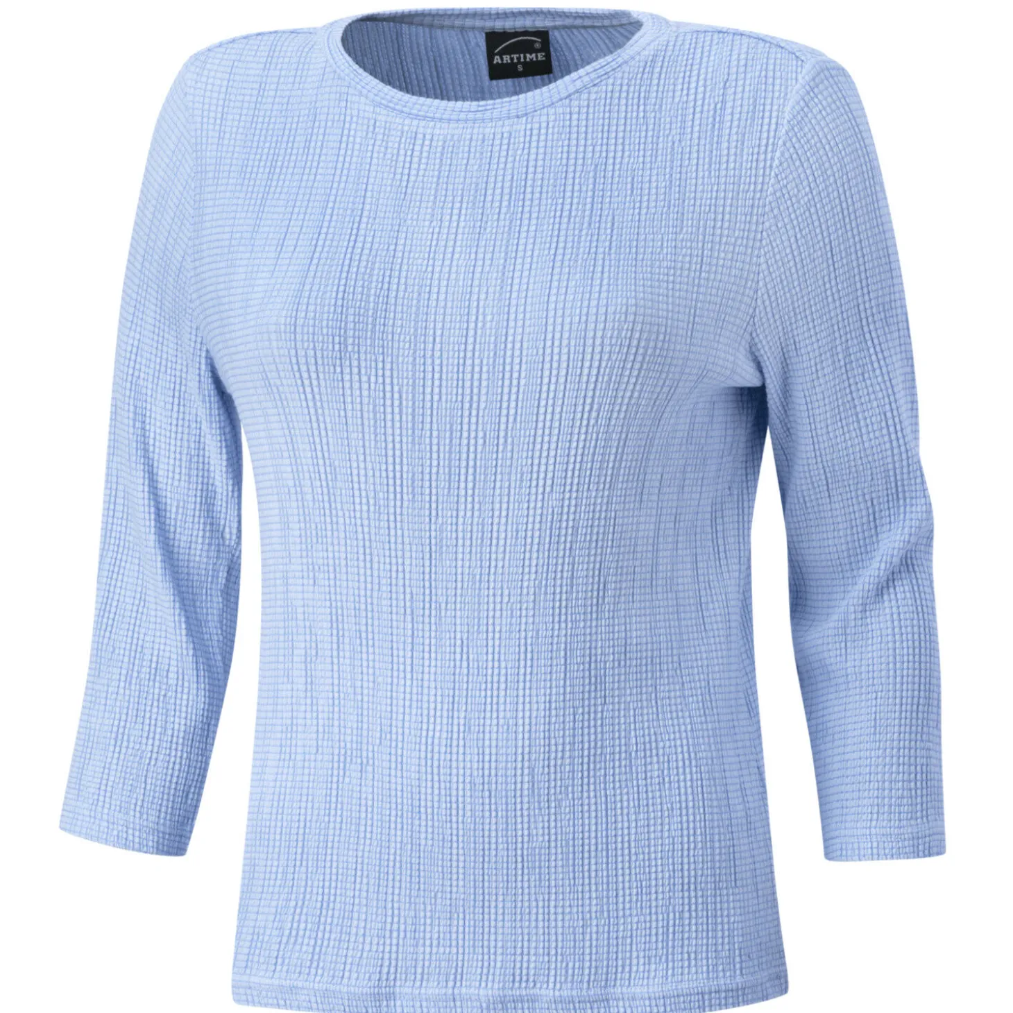 Gestreiftes Damen Shirt mit Struktur