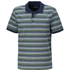 Gestreiftes kurzarm Poloshirt
