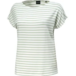 Gestreiftes T-shirt mit angeschnittenen Ärmeln