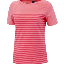 Gestreiftes T-Shirt mit halblangen Ärmeln