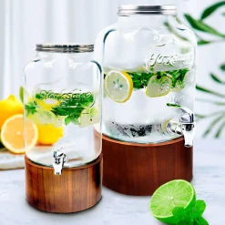 Getränkespender aus Glas