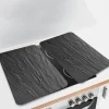 Glas-Abdeckplatten in Schiefer-Optik